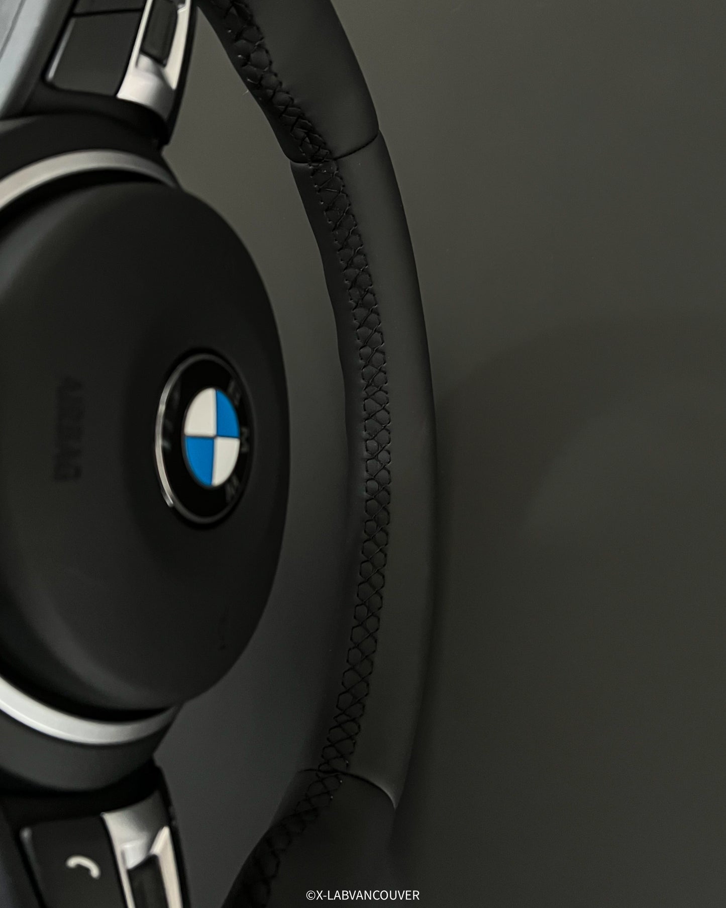 BMW F3X ULTRA NAPPA STEERING WHEEL UPHOLSTERY SERVICE - X-LAB