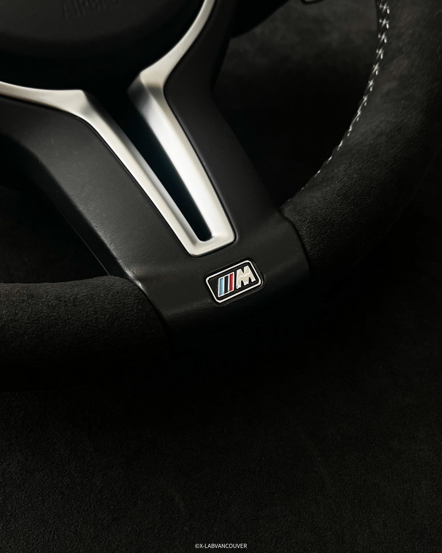 BMW F8X ALCANTARA STEERING WHEEL UPHOLSTERY SERVICE - X-LAB